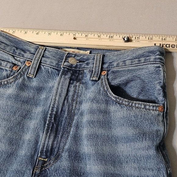 Levi's Ribcage Wide Leg Premium  Bell Flare High Rise Jeans Size 27 X 32 - Picture 6 of 12